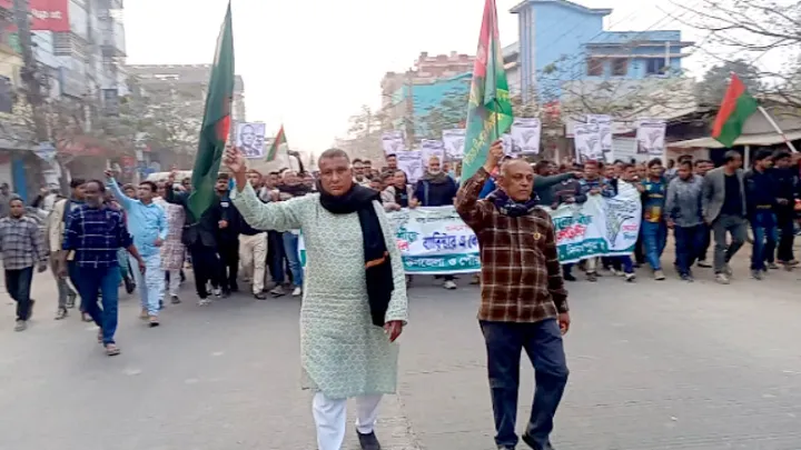 ফুলবাড়ীতে ধানের শীষের বিশাল শো-ডাউন